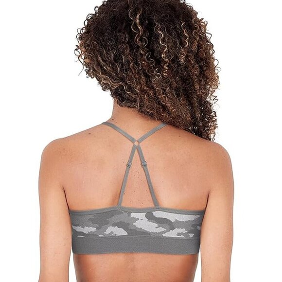 Reebok seamless bralette M NWOT Gray - Picture 3 of 7